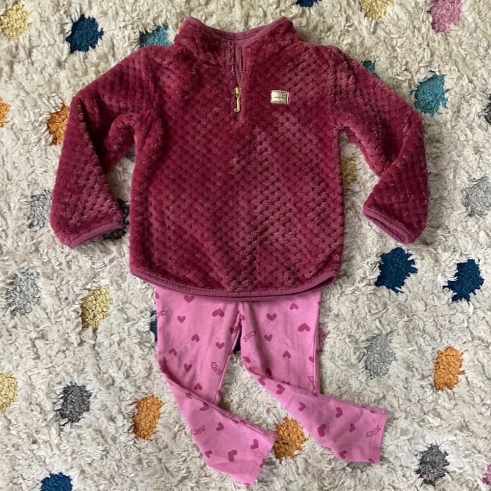 Juicy Couture pullover and legging set